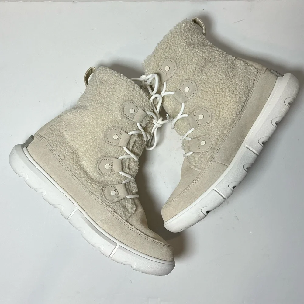 Sorel Explorer Next Joan Cozy Boot Beige Size 9